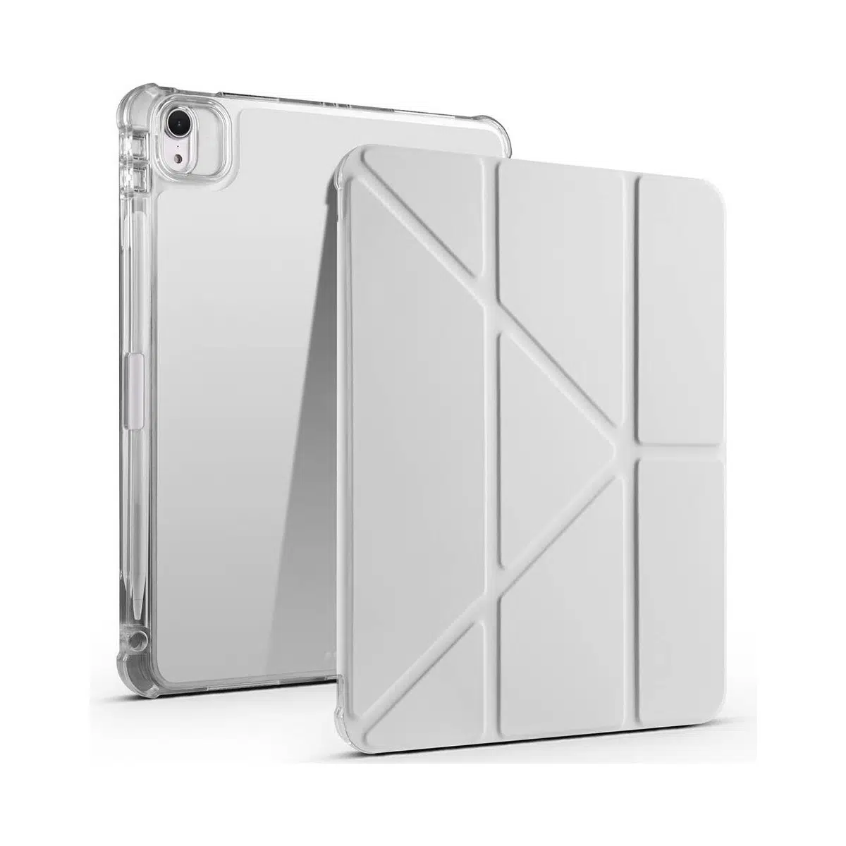 Apple iPad Air 11 2024 Kılıf Zore Tri Folding Kalem Bölmeli Standlı Kılıf