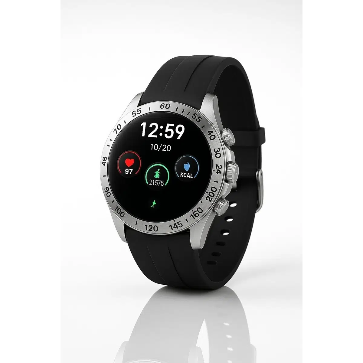 R1 MAX Akıllı Saat Siyah-Silver