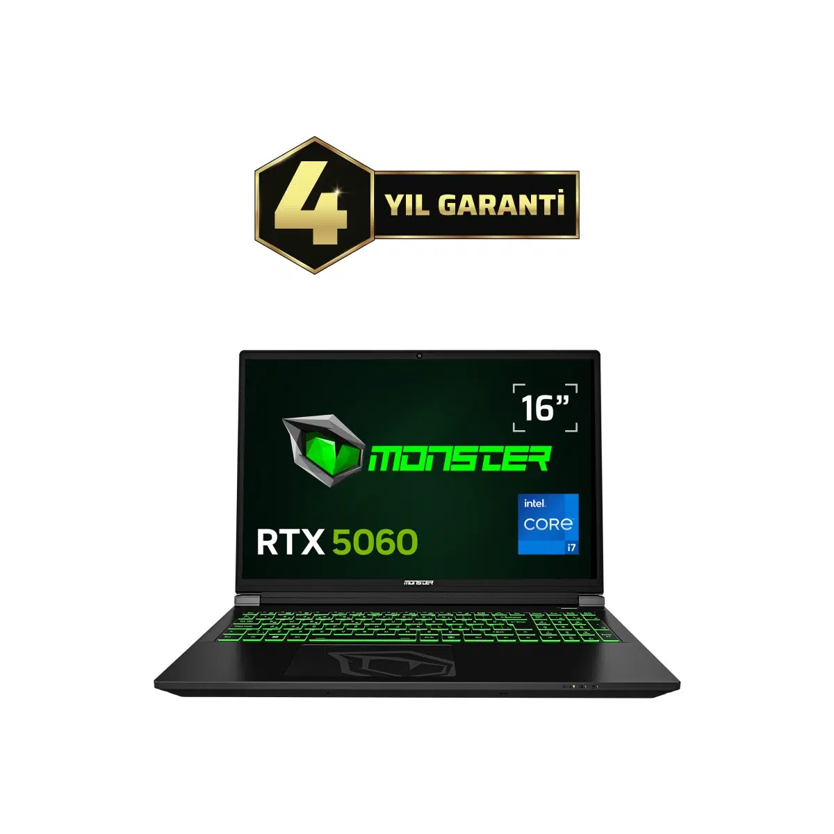 Tulpar T6 V3.3.3 Intel Core i7 13700HX 16 GB RAM 500 GB SSD 8 GB RTX 5060 Windows 11 Home 16" FHD+ 165 Hz Oyun Bilgisayarı